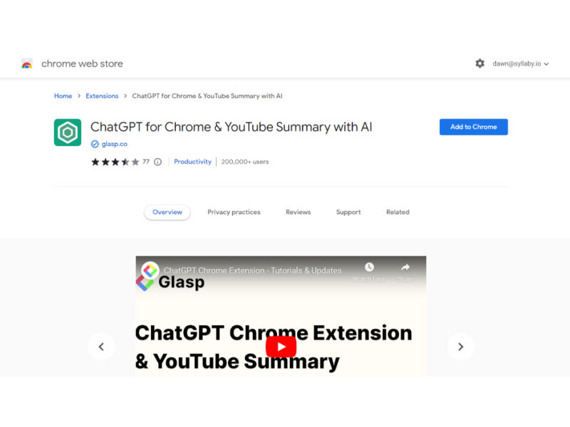 ChatGPT Chrome Extension