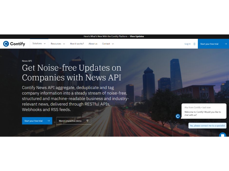 Contify News API
