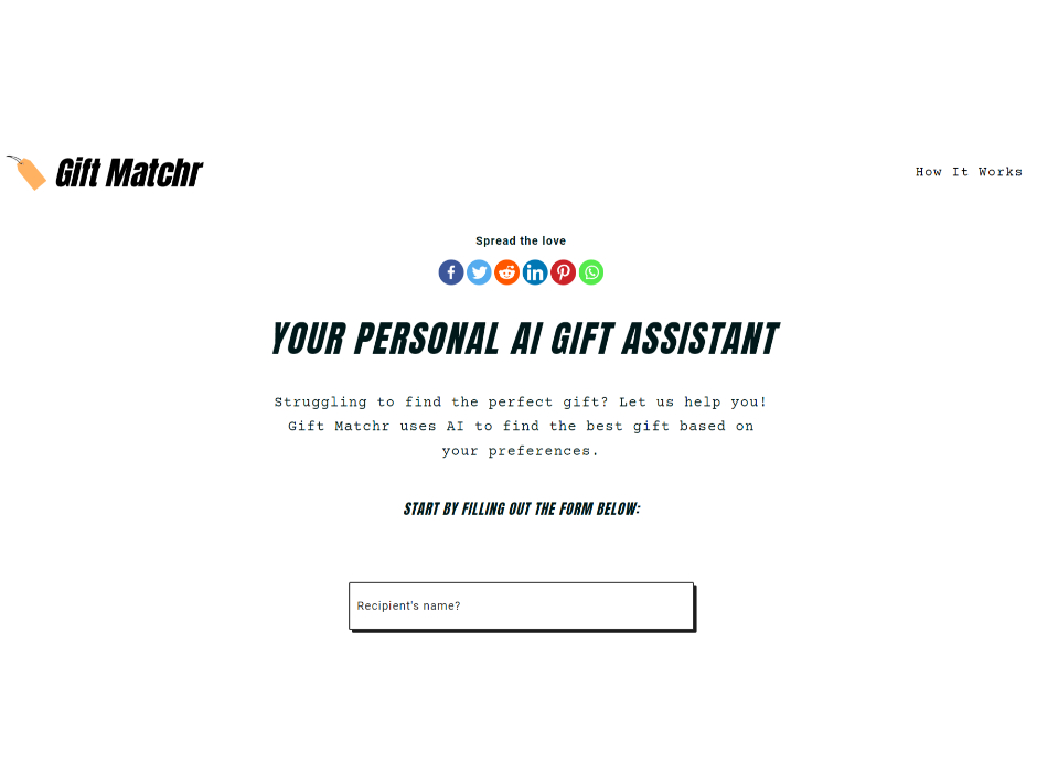 Gift Matchr