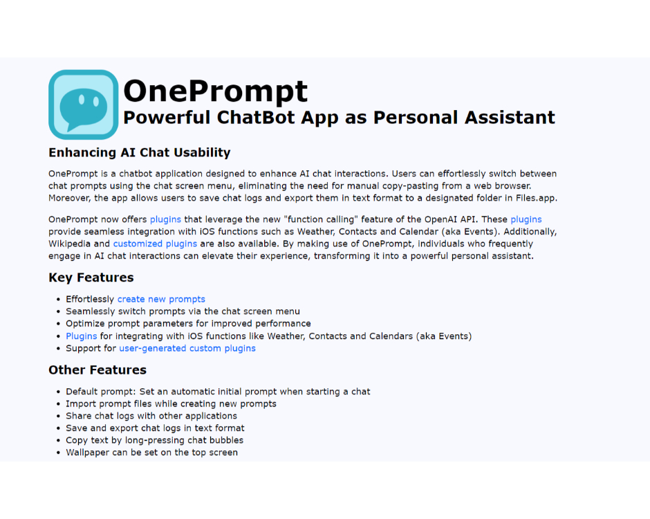 OnePrompt