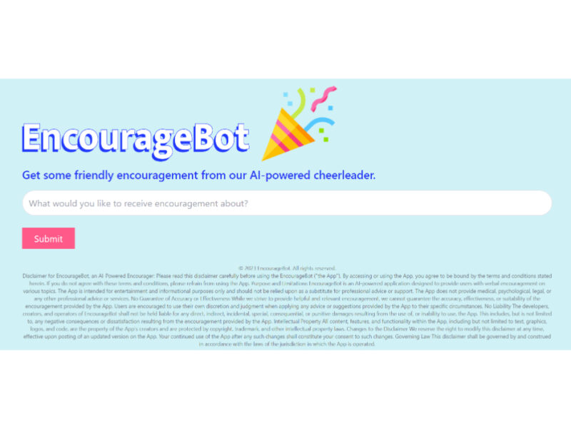 Encouragebot