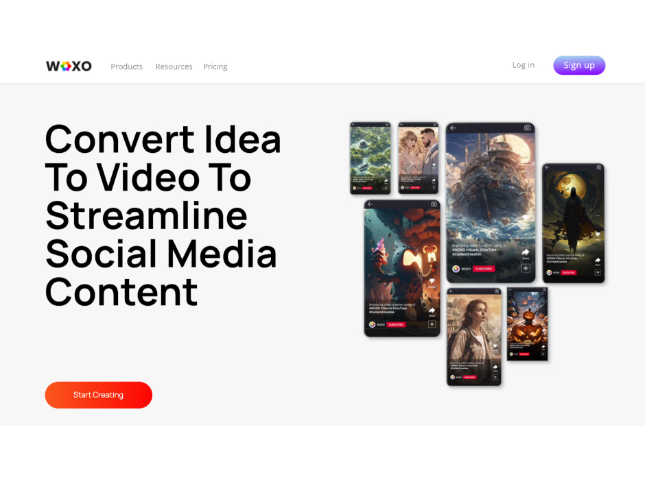 WOXO - Idea to Videos