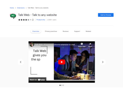 Talk Web