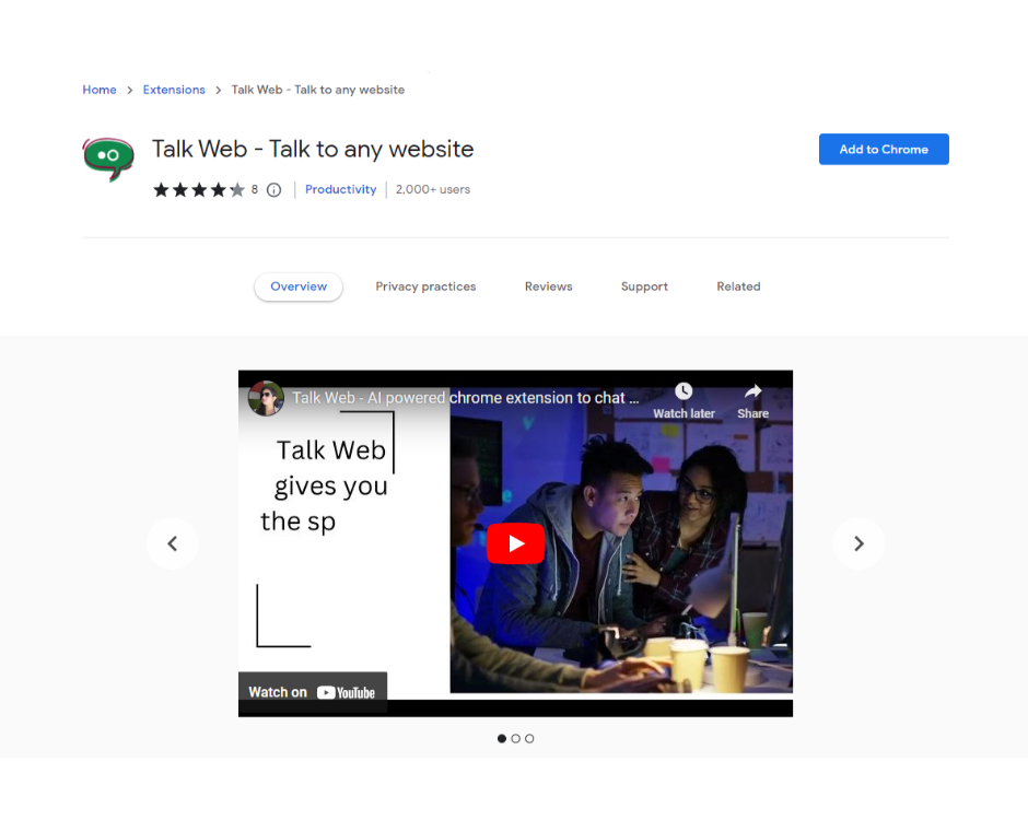Talk Web