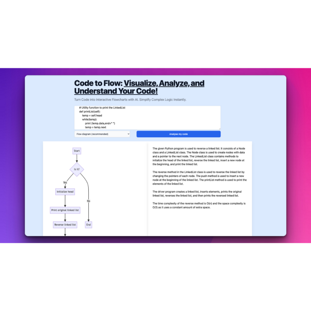 Code to Flow